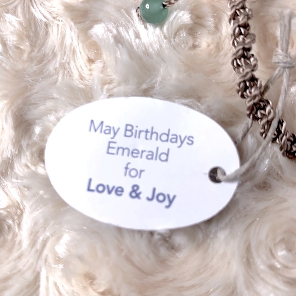 Soul Journey Emerald Birthstone Bolo Bracelet NWT - Picture 3 of 5